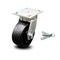 Service Caster 5 Inch Kingpinless Glass Filled Nylon Wheel Swivel Caster with Swivel Lock SCC SCC-KP30S520-GFNR-BSL - alternate 1
